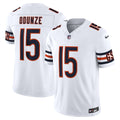 Chicago Bears Rome Odunze Nike White Vapor F.U.S.E. Stitched Limited Jersey