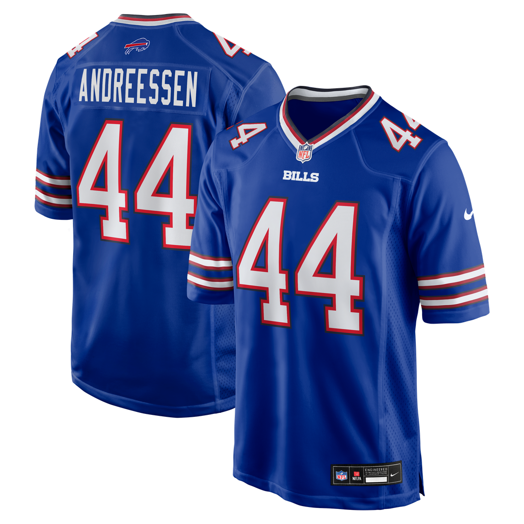 Buffalo Bills Joe Andreessen Nike Royal Game Jersey