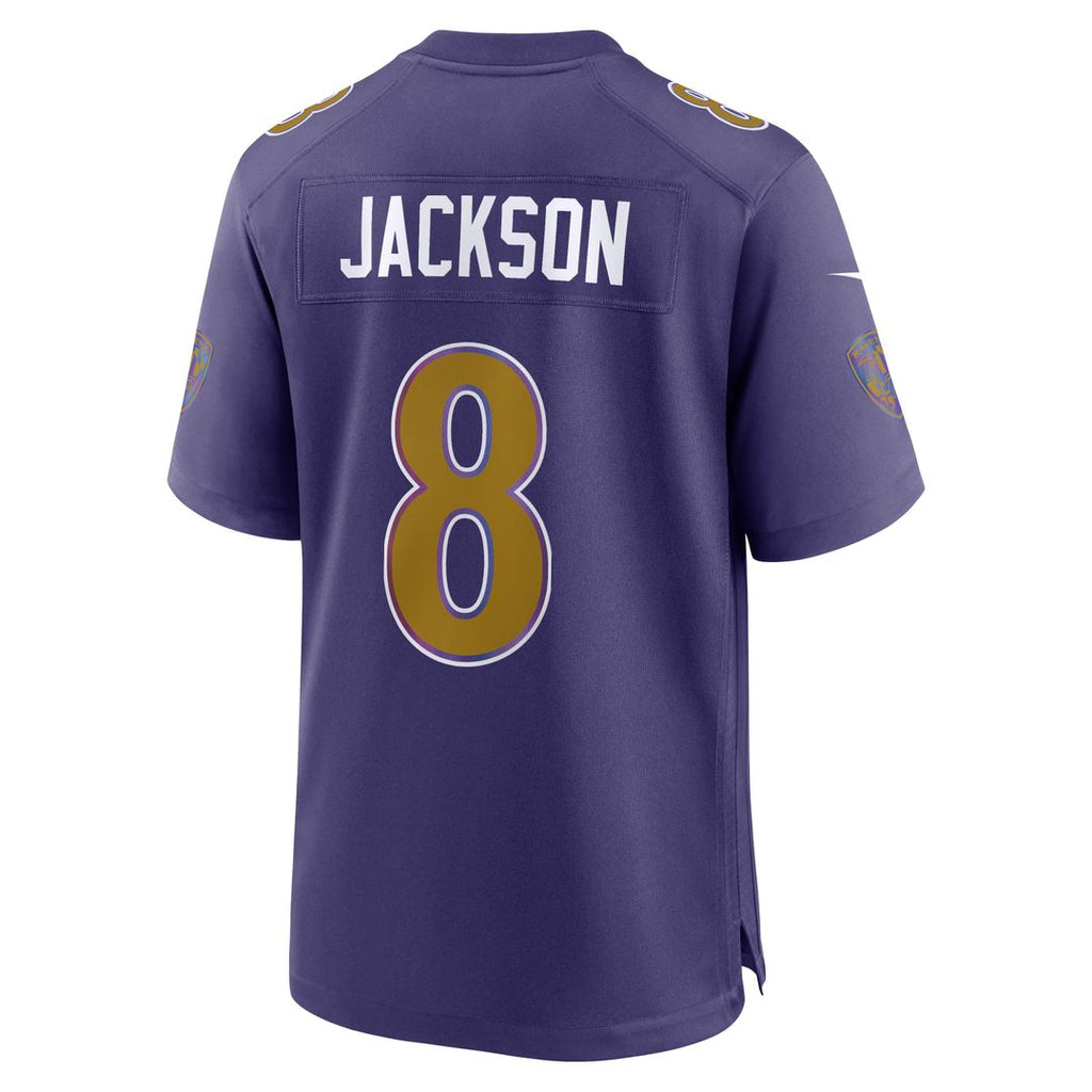 Baltimore Ravens Lamar Jackson Nike Black Alternate Game Jersey