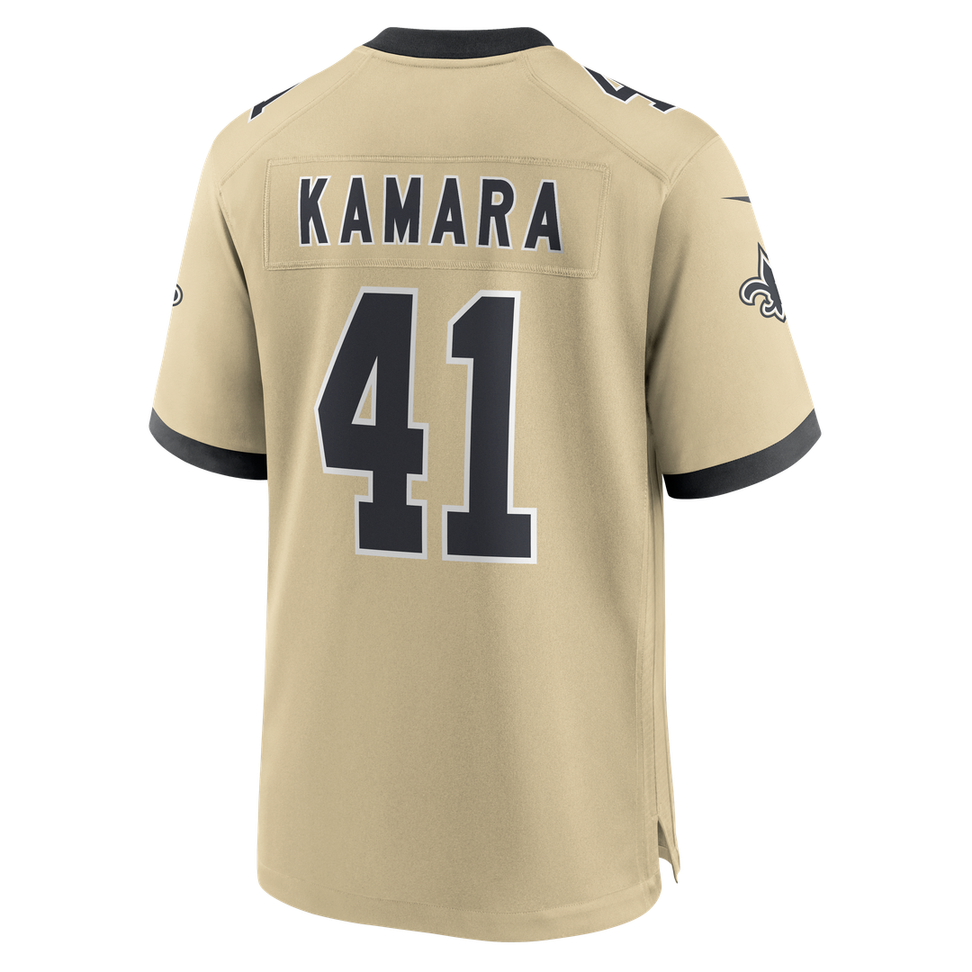 New Orleans Saints Alvin Kamara Nike Black Game Jersey