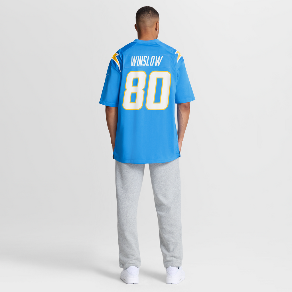 Los Angeles Chargers Kellen Winslow Nike Powder Blue Game Retired Player Jersey