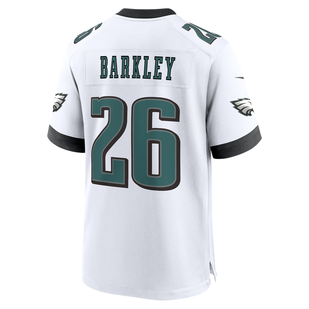 Philadelphia Eagles Saquon Barkley Nike Midnight Green Team Game Jersey