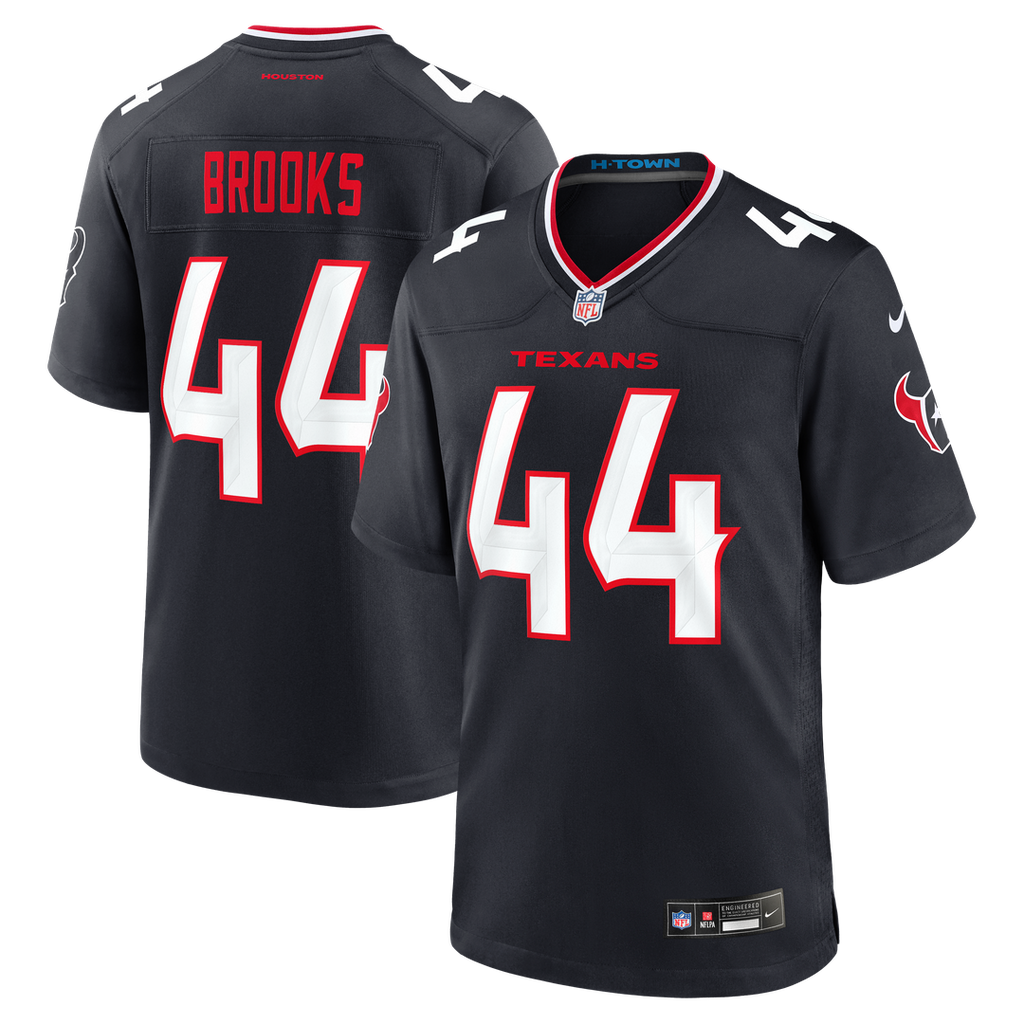 Houston Texans British Brooks Nike Navy Team Game Jersey