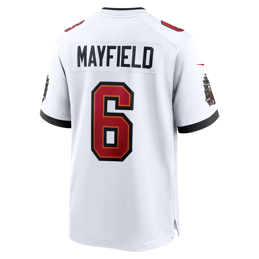 Tampa Bay Buccaneers Baker Mayfield Nike Pewter Alternate Game Player Jersey