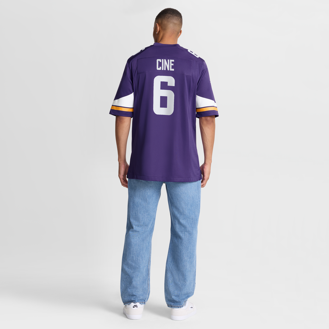 Minnesota Vikings Lewis Cine Nike Purple Game Player Jersey