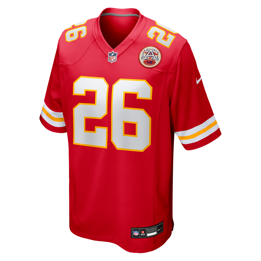 Kansas City Chiefs Deon Bush Nike Red Game Player Jersey