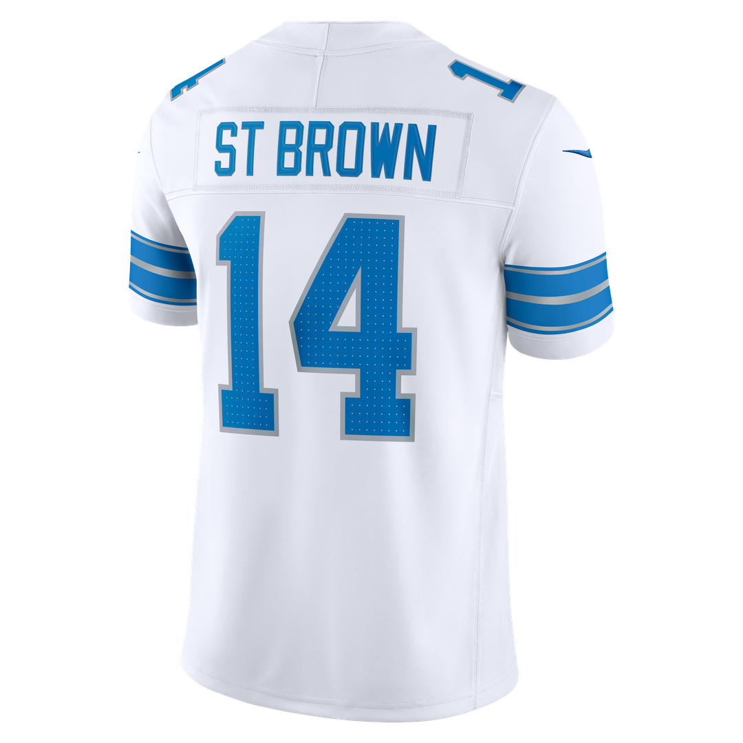 Detroit Lions Amon-Ra St. Brown Nike Black Alternate Vapor F.U.S.E. Stitched Limited Jersey