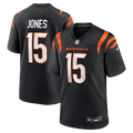 Cincinnati Bengals Charlie Jones Nike Black Team Game Jersey