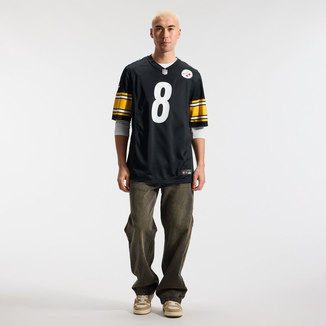 Pittsburgh Steelers Aaron Rodgers Nike Gold Alternate 1933 Throwback Game Jersey