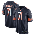 Chicago Bears Jedrick Wills Jr. Nike Navy Team Game Jersey