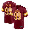 Washington Commanders Javon Kinlaw Nike Burgundy Team Game Jersey
