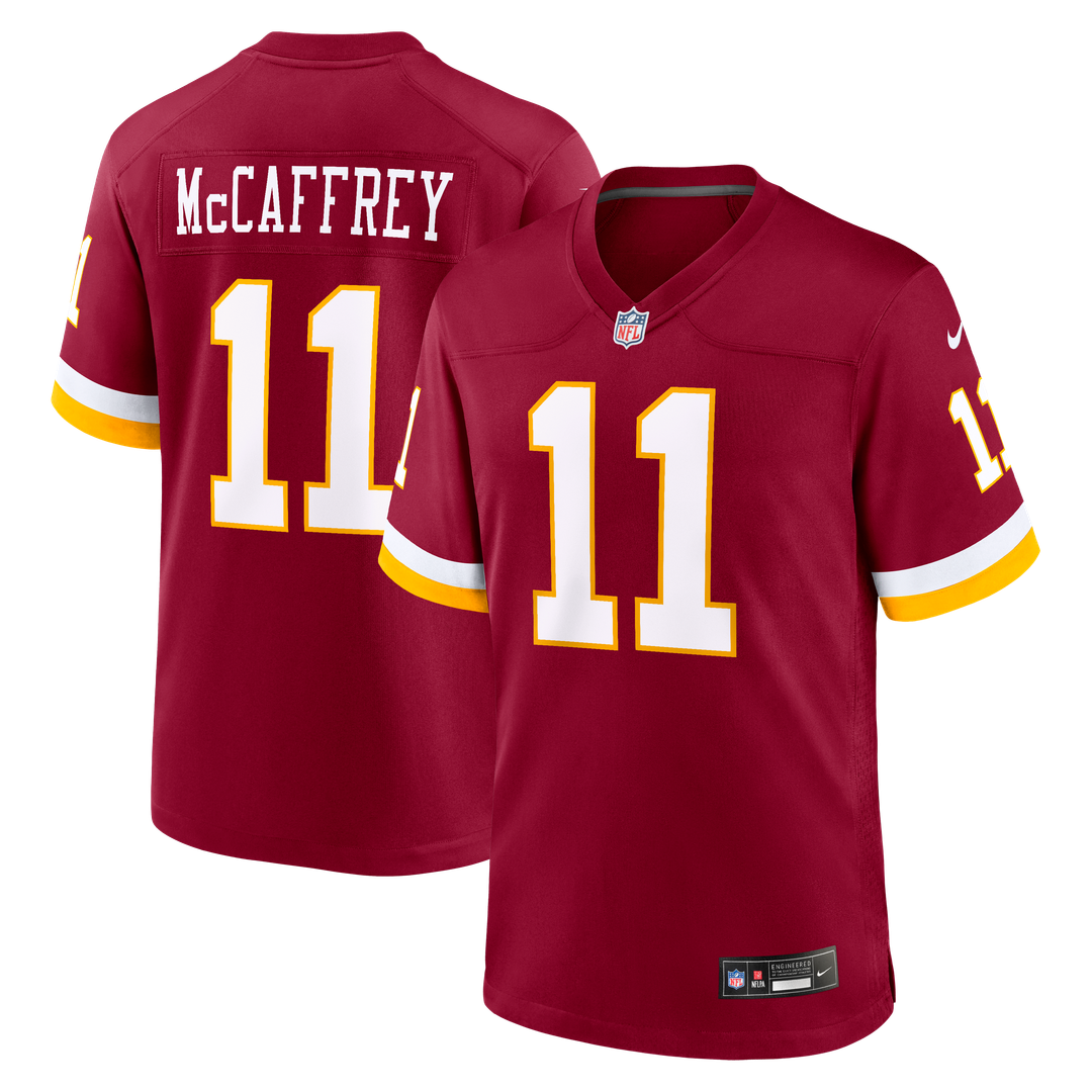 Washington Commanders Luke McCaffrey Nike Black Hail Raiser Alternate Game Jersey
