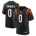 Cincinnati Bengals DJ Turner II Nike Black Team Game Jersey