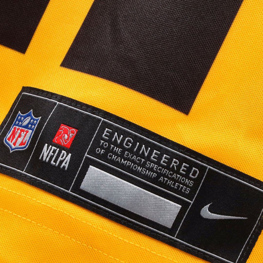 Pittsburgh Steelers Joey Porter Jr. Nike Gold Alternate 1933 Throwback Vapor F.U.S.E. Limited Jersey