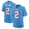 Tennessee Titans Tyjae Spears Nike Light Blue Game Jersey