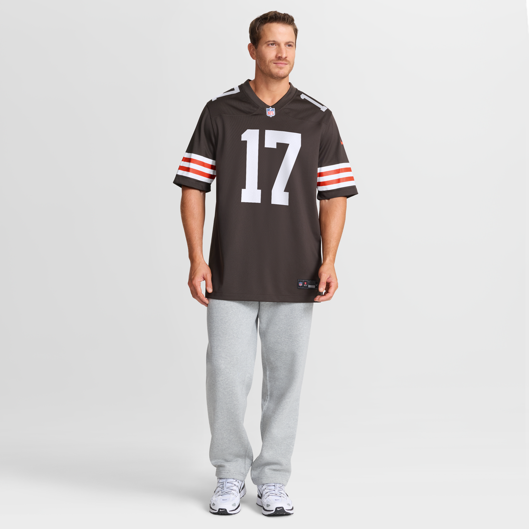 Cleveland Browns Jerome Baker Nike Brown Team Game Jersey