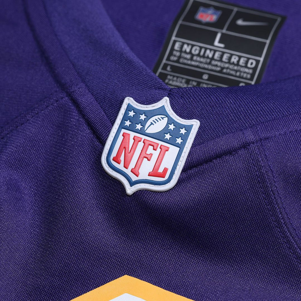Minnesota Vikings Jordan Addison Nike White Away Game Jersey