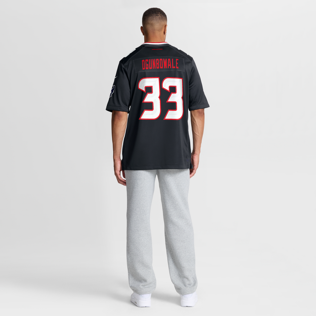 Houston Texans Dare Ogunbowale Nike Navy Team Game Jersey