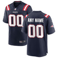 Nike New England Patriots Navy Custom Game Jersey