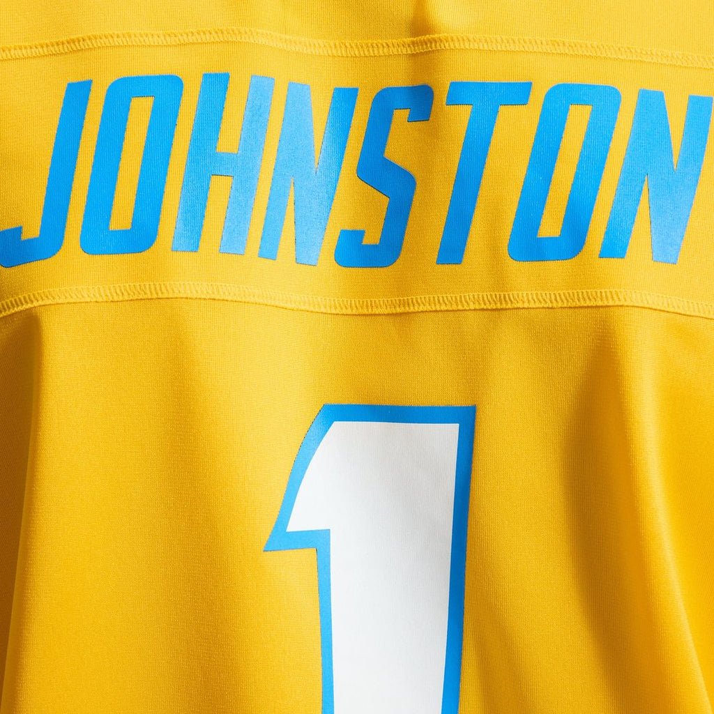Los Angeles Chargers Quentin Johnston Nike Gold Alternate Charger Power Game Player Jersey