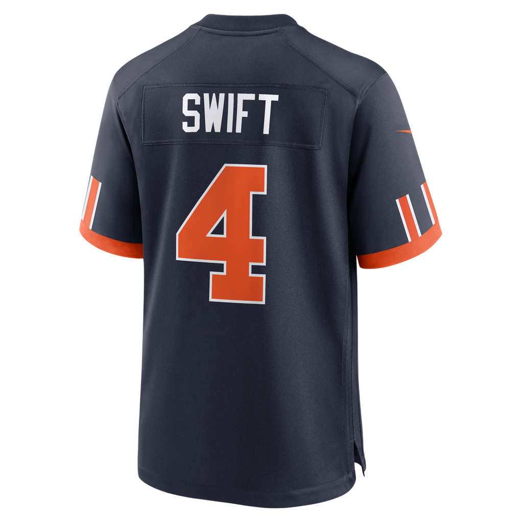 Chicago Bears D'Andre Swift Nike Navy 2026 Rivalries Collection Game Jersey