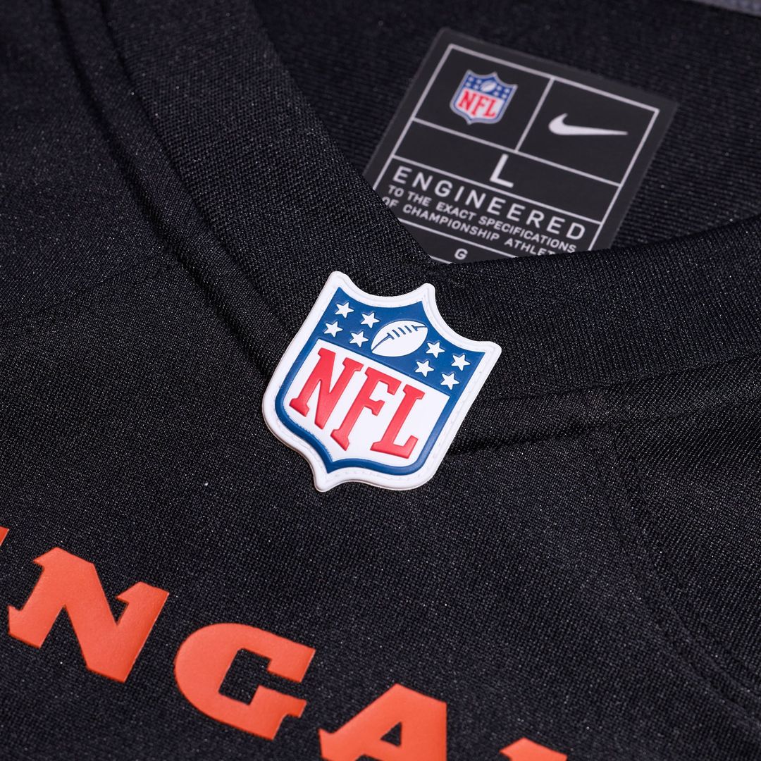 Cincinnati Bengals Kris Jenkins Jr. Nike Black Game Jersey