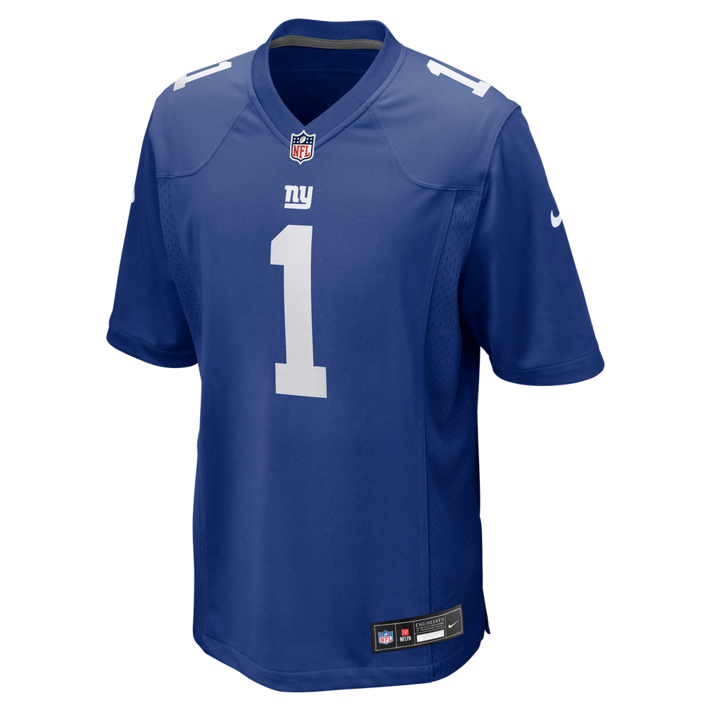 New York Giants Malik Nabers Nike Century Red Alternate Game Jersey