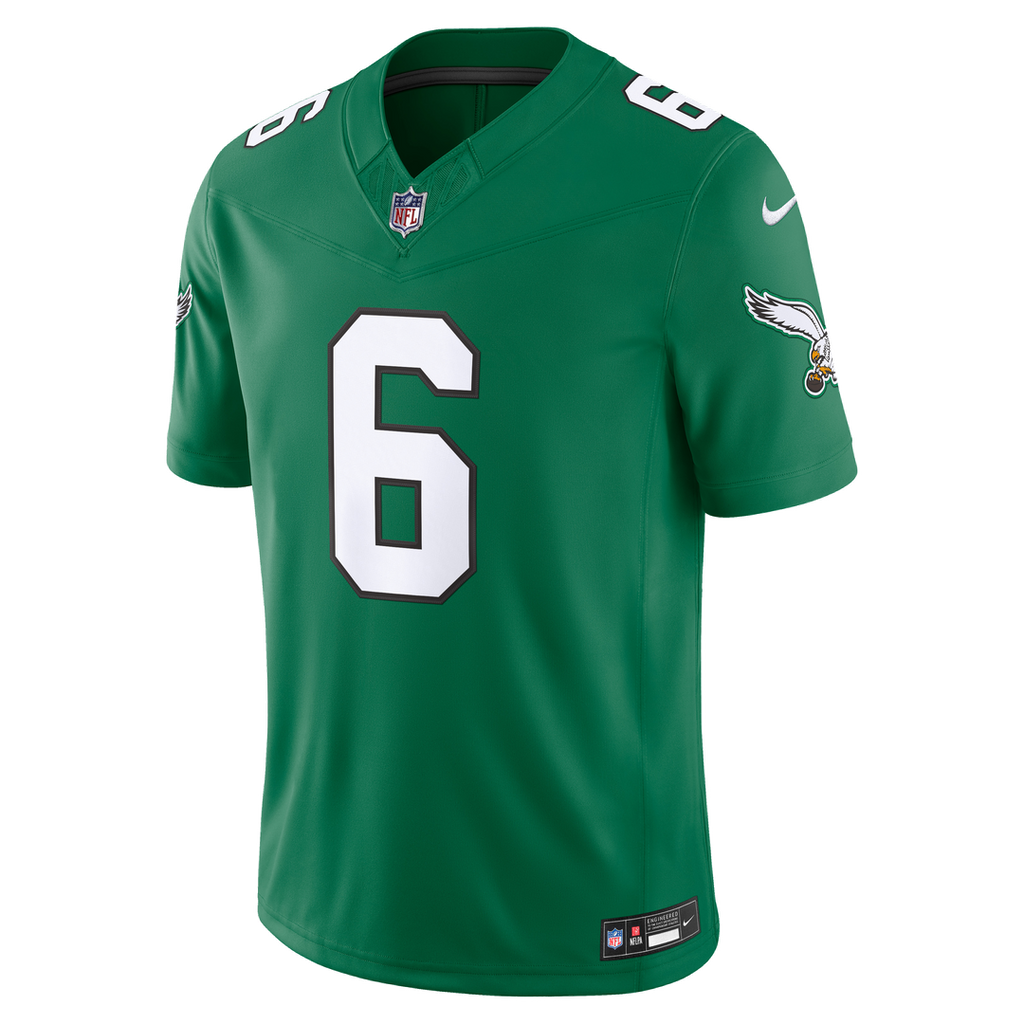 Philadelphia Eagles DeVonta Smith Nike Black Alternate Vapor F.U.S.E. Stitched Limited Jersey