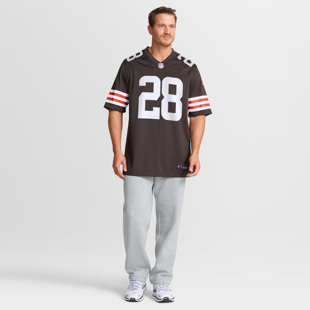 Cleveland Browns Tre Avery Nike Brown Team Game Jersey