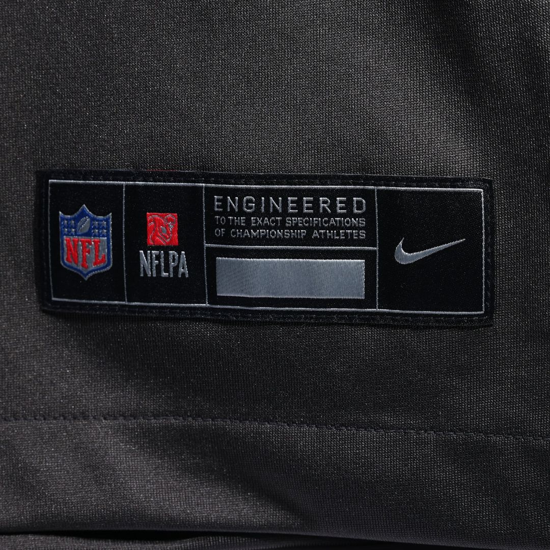 Tampa Bay Buccaneers Nike Pewter Alternate Custom Game Jersey