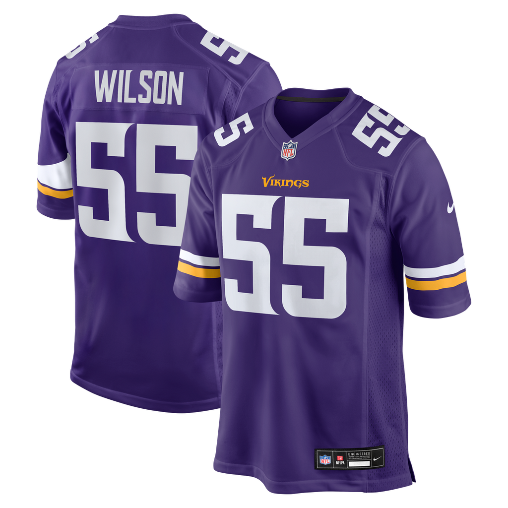 Minnesota Vikings Eric Wilson Nike Purple Team Game Jersey