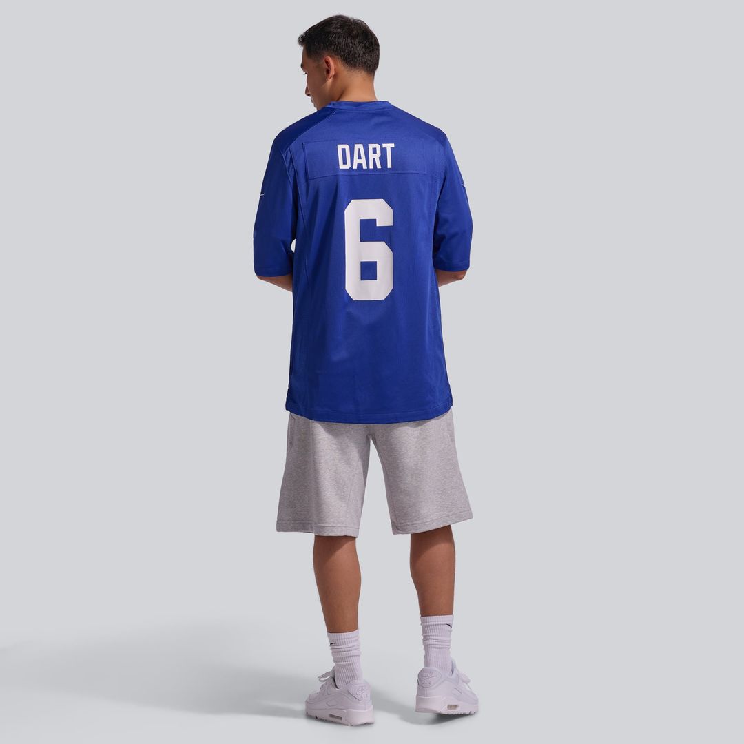 New York Giants Jaxson Dart Nike Red Alternate Century Red Game Jersey
