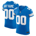 Detroit Lions Nike Blue Team Vapor F.U.S.E. Elite Custom Jersey