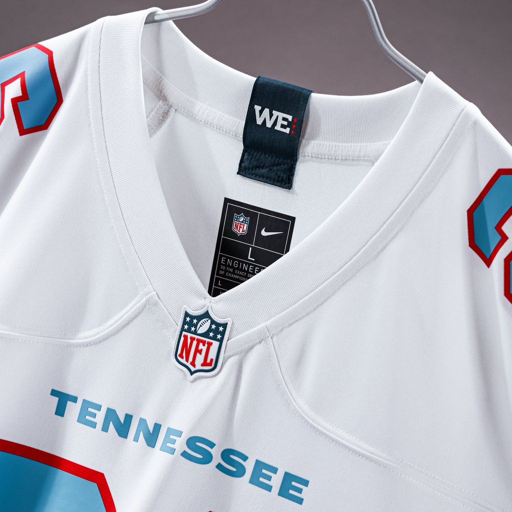 Tennessee Titans Wan'Dale Robinson Nike Light Blue Team Game Jersey