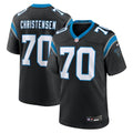 Carolina Panthers Brady Christensen Nike Black Team Game Jersey