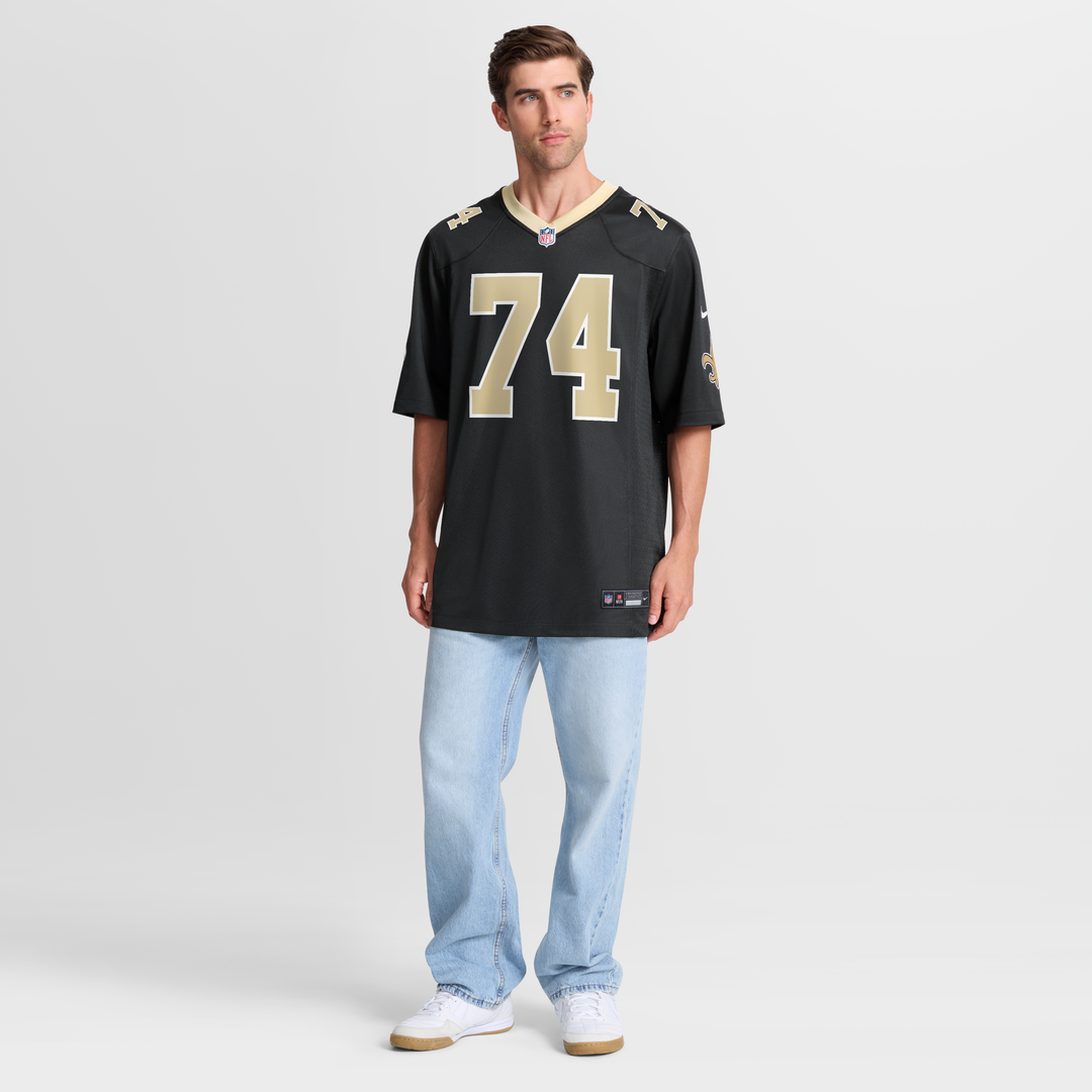 New Orleans Saints Xavier Truss Nike Black Team Game Jersey