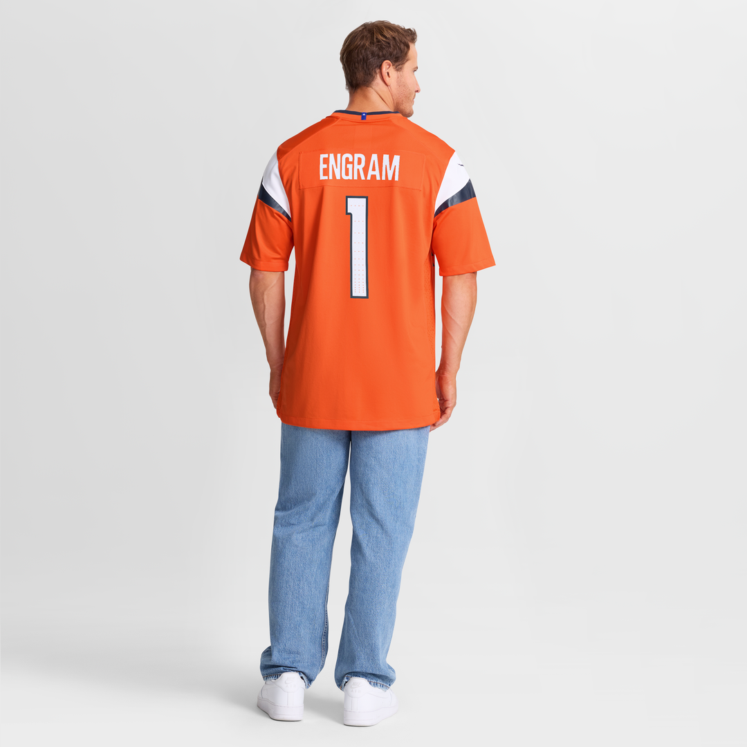 Denver Broncos Evan Engram Nike Orange Team Game Jersey