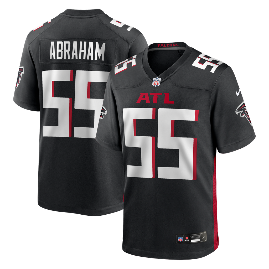 Atlanta Falcons John Abraham Nike Black Game Retired Player Jersey