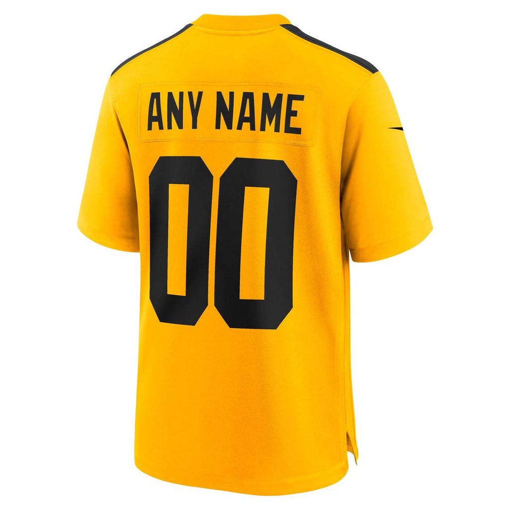 Pittsburgh Steelers Nike Black Custom Game Jersey