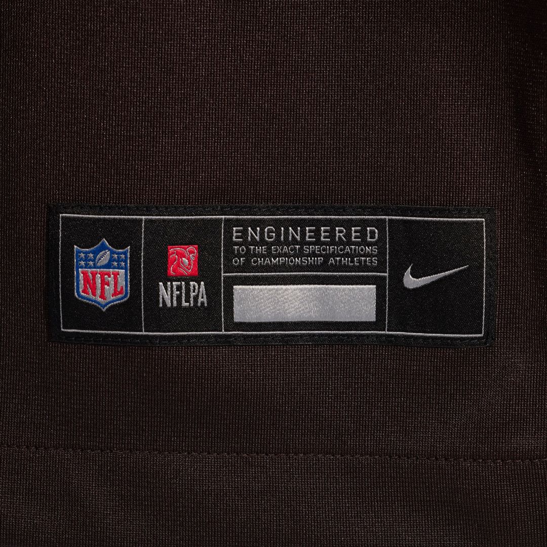 Cleveland Browns Austin Barber Nike Brown Team Game Jersey