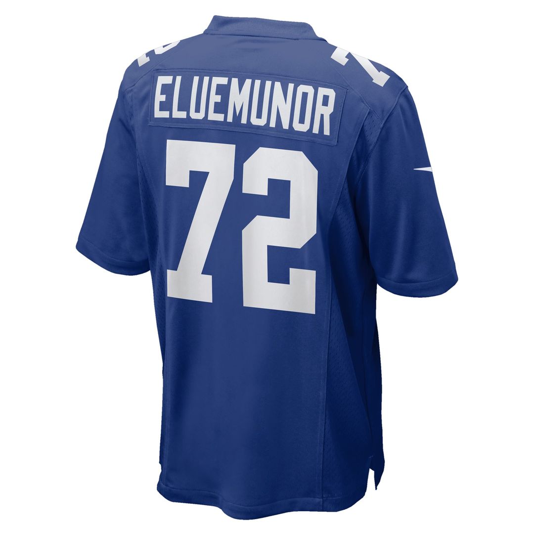 New York Giants Jermaine Eluemunor Nike Royal Team Game Jersey