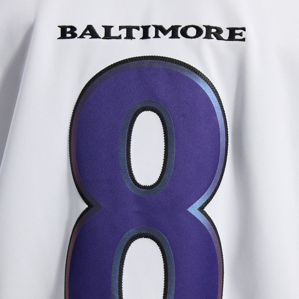 Baltimore Ravens Lamar Jackson Nike White Vapor F.U.S.E. Stitched Limited Jersey