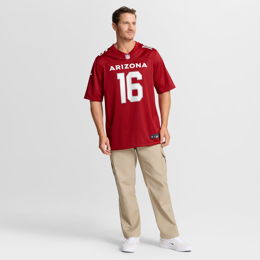 Arizona Cardinals Max Melton Nike Cardinal Team Game Jersey