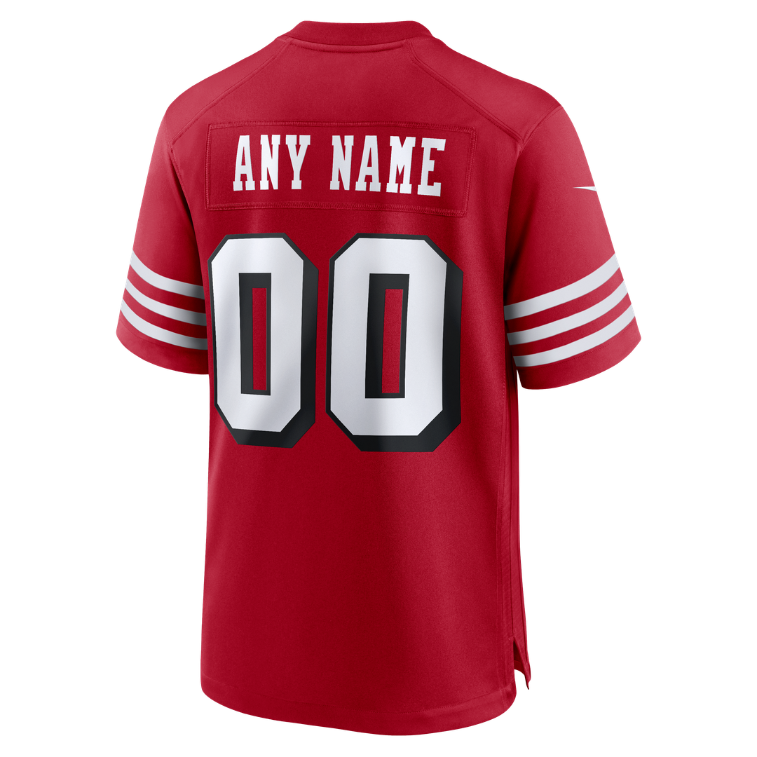 San Francisco 49ers Nike White Game Custom Player Jersey