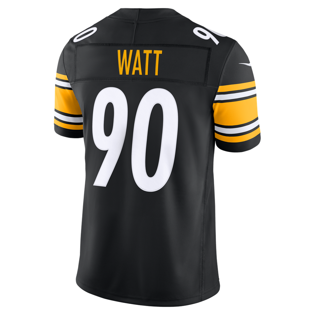 Pittsburgh Steelers T.J. Watt Nike Gold Alternate Vapor F.U.S.E. Stitched Limited Jersey