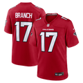 Atlanta Falcons Zachariah Branch Nike Red Team Game Jersey