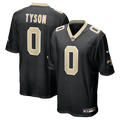New Orleans Saints Jordyn Tyson Nike Black Team Game Jersey