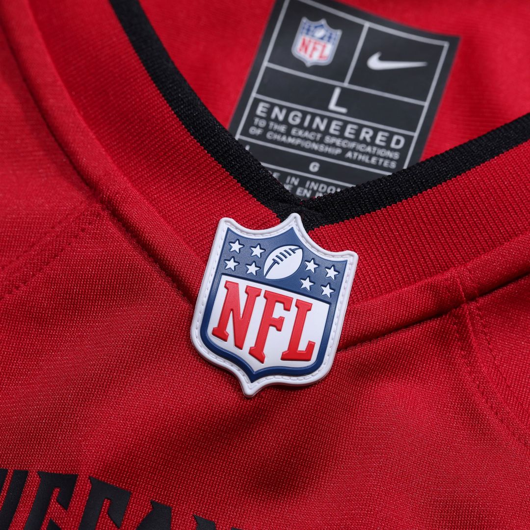 Tampa Bay Buccaneers David Walker Nike Red Team Game Jersey