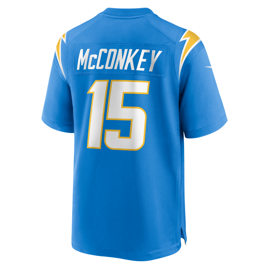 Los Angeles Chargers Ladd McConkey Nike Navy Alternate Super Chargers Game Player Jersey