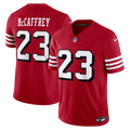 San Francisco 49ers Christian McCaffrey Nike Scarlet Alternate Vapor F.U.S.E. Stitched Limited Jersey